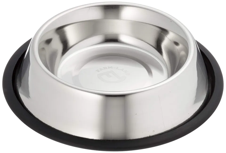 farm-land-hundebedarf-napf-edelstahl-basic-0-49l-15cm image 1