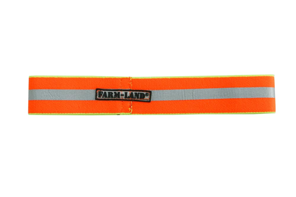 farm-land-hundebedarf-signalband-38-cm-orange-gelb-reflektierend image 4