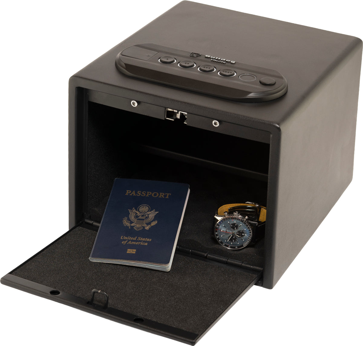bulldog-trio-led-biometrie-pistolen-tresor-top-load-vault image 1