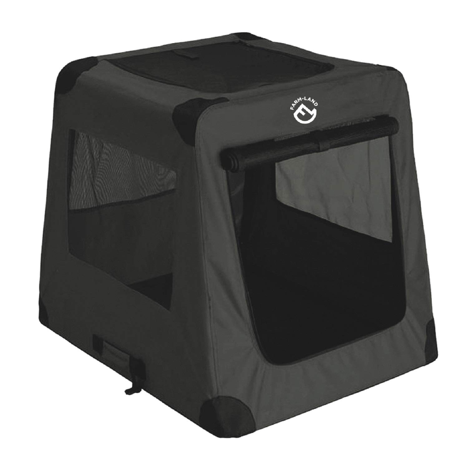 farm-land-hundebox-auto-faltbar-gr-n-l-82x58x68-cm image 1