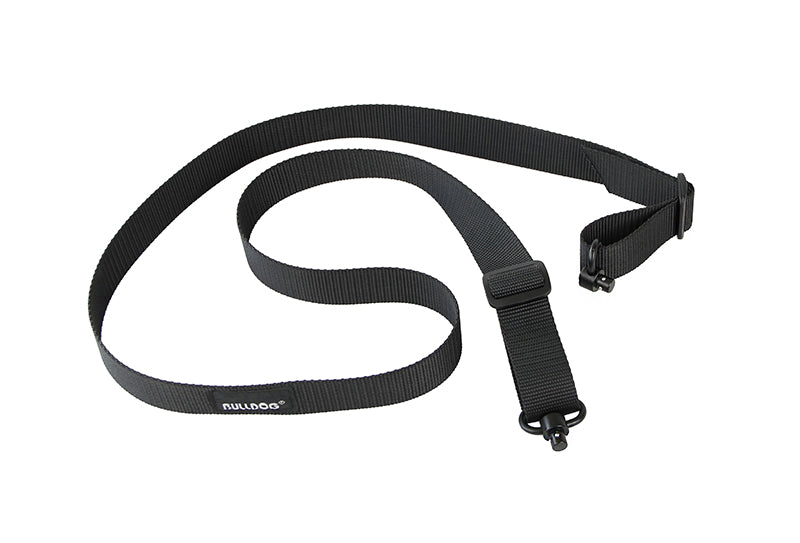 bulldog-cases-gewehrriemen-2-punkt-schwarz-deluxe-swivels image 1