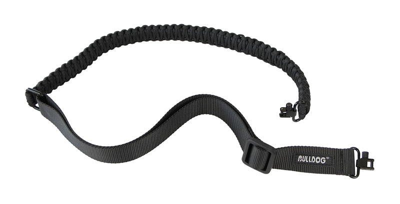 bulldog-cases-paracord-gewehrriemen-schwarz-gewehrgurt-swivels image 1