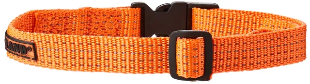 farm-land-hundebedarf-halsband-softnylon-signalorange-reflektor image 1