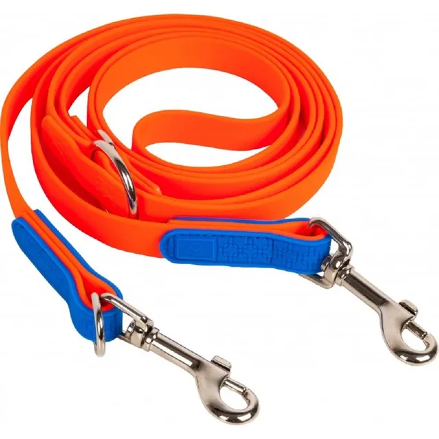farm-land-hundebedarf-f-hrleine-2-m-signalorange-blau-wasserfest image 1