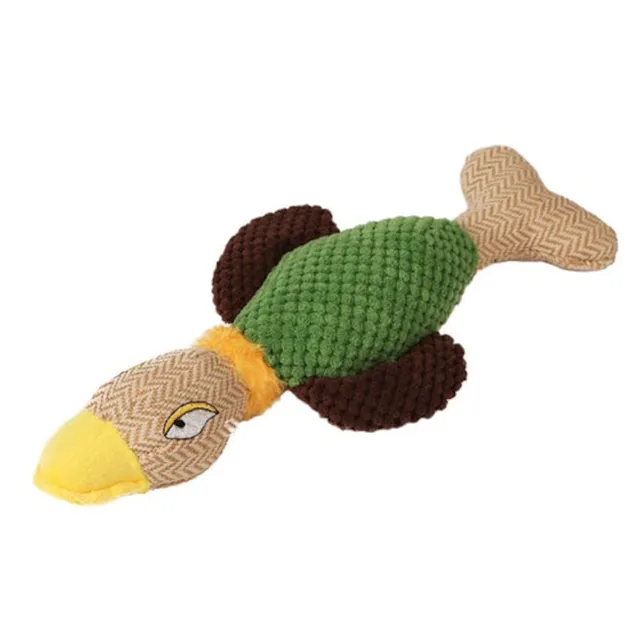 farm-land-ente-hundespielzeug-pl-sch-quietscher-37-cm image 1