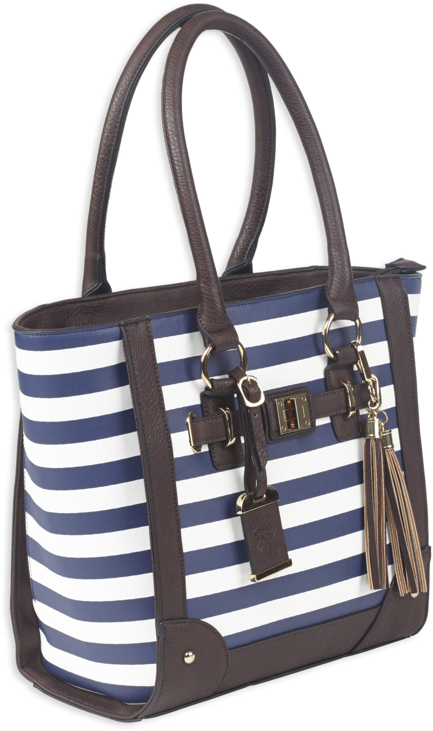 bulldog-concealed-carry-tote-handtasche-cherry-stripe-mit-holster image 2