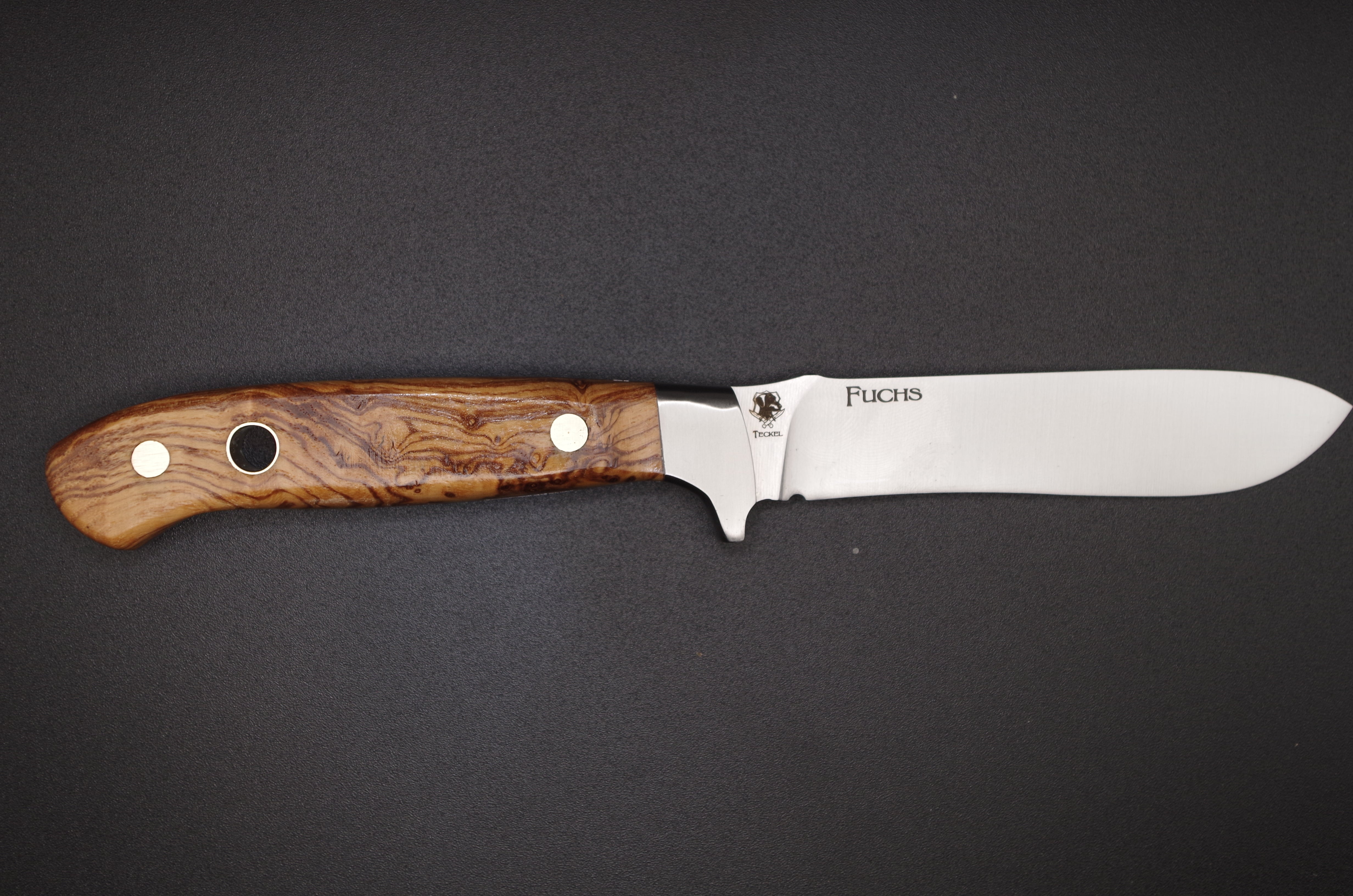 teckel-fuchs-jagdmesser-oliv-esche-leder-braun image 1