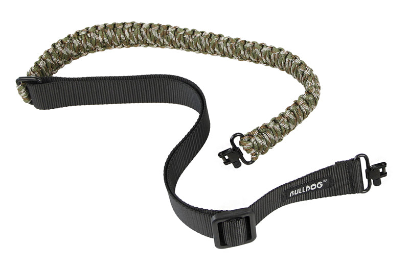bulldog-cases-paracord-gewehrriemen-schwarz-gewehrgurt-swivels image 2