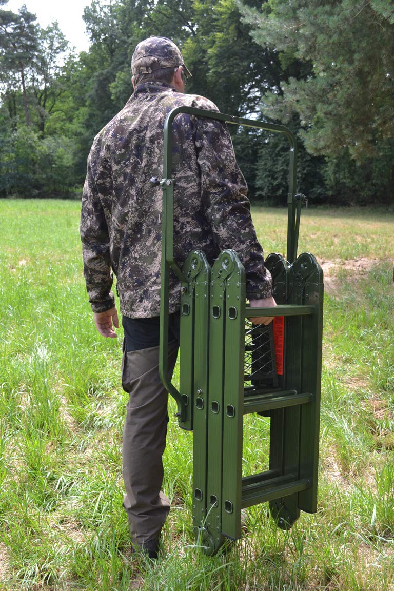 farm-land-revierbedarf-ansitzleiter-711-klappbar-alu-2-70-m-camo image 8