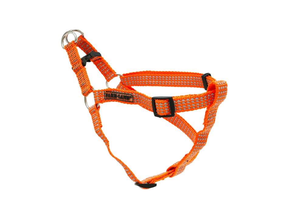 farm-land-hundegeschirr-orange-nylon-gr-e-l-f-r-jagd image 1