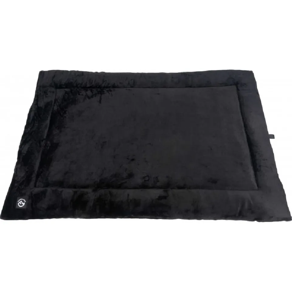 farm-land-hundebedarf-outdoor-hundedecke-105x70-cm-schwarz-velours image 1