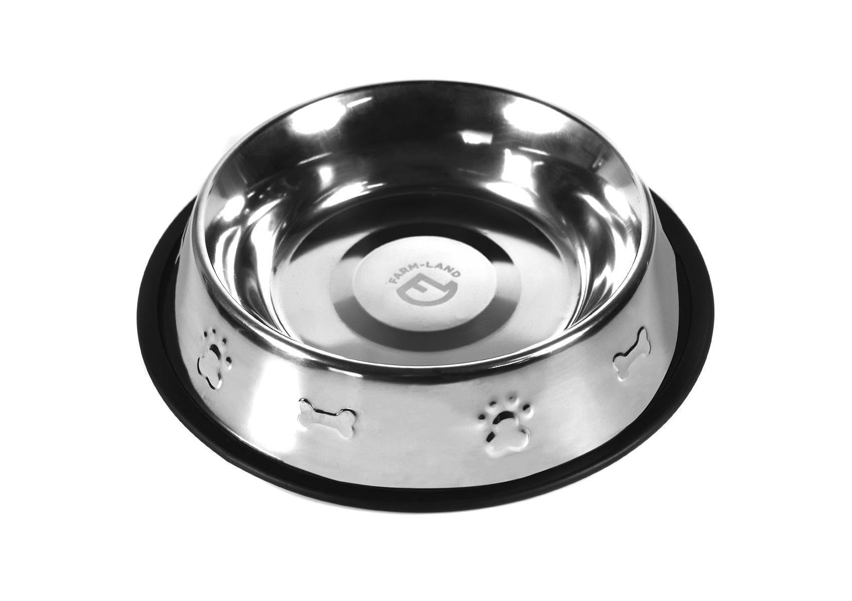 farm-land-boss-hundenapf-edelstahl-0-49-l-15-cm-antirutsch image 1