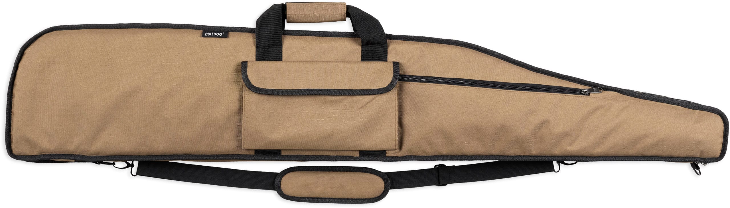 bulldog-deluxe-gewehrtasche-48-zoll-tan-schwarz-langwaffenfutteral image 1