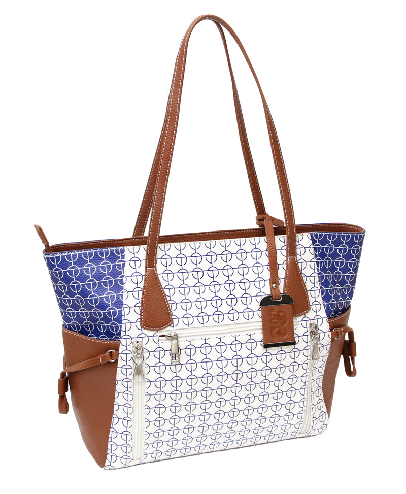 bulldog-tote-holster-handtasche-wei-blau-mit-holsterfach image 1