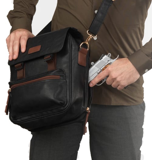 bulldog-cases-urban-satchel-umh-ngetasche-schwarz-holster image 2