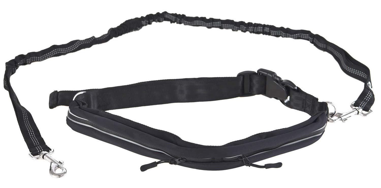 farm-land-joggingleine-freihand-schwarz-105-165-cm-elastisch image 1