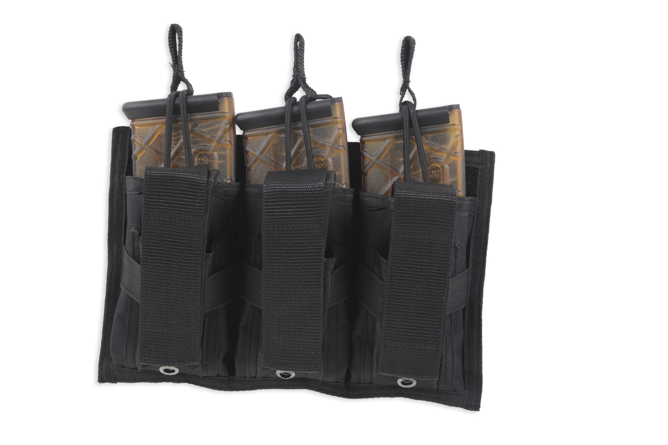 bulldog-accessories-tri-double-molle-magazintasche-3er-schwarz image 1