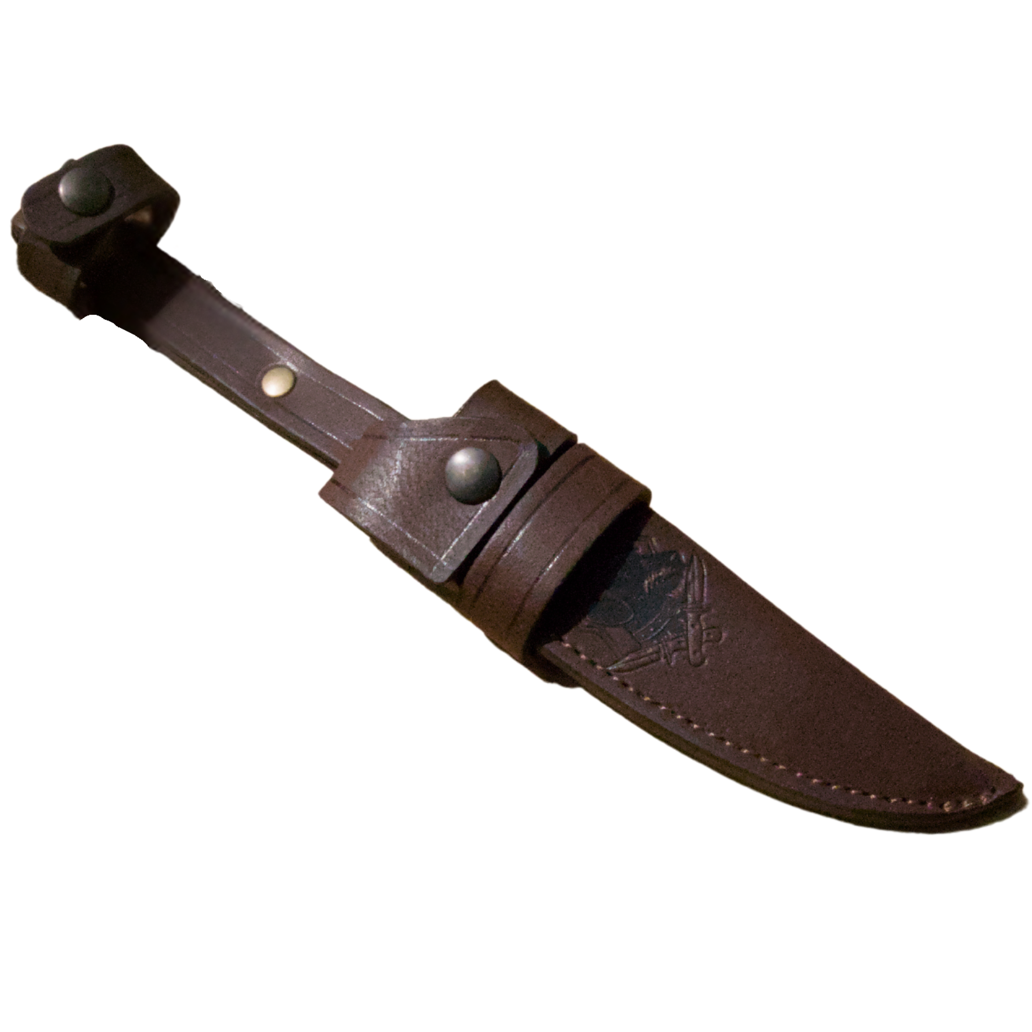 teckel-fuchs-lederscheide-messerscheide-leder image 1