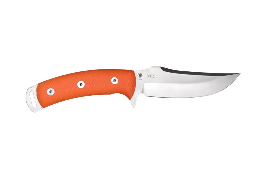 teckel-b-r-jagdmesser-g10-orange-125-mm-bowie image 1
