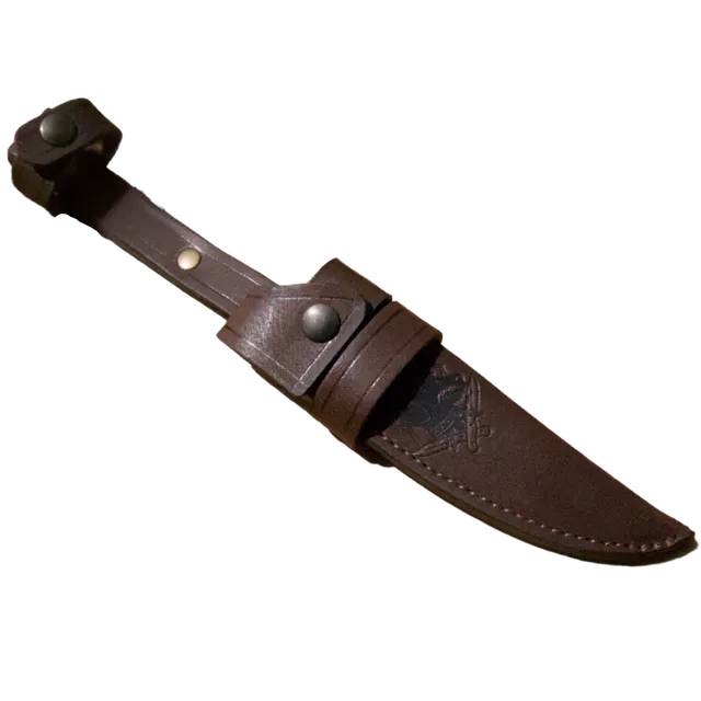 teckel-fuchs-lederscheide-messerscheide-leder image 1