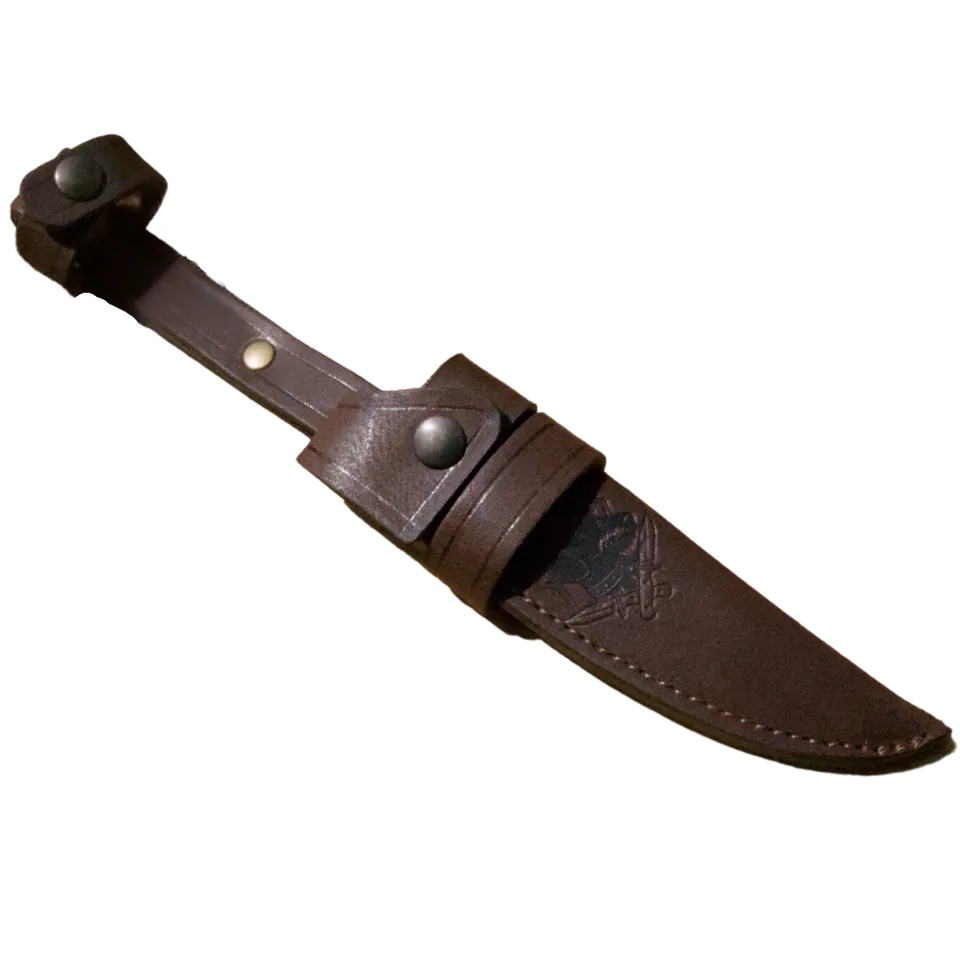 teckel-fuchs-lederscheide-messerscheide-leder image 1