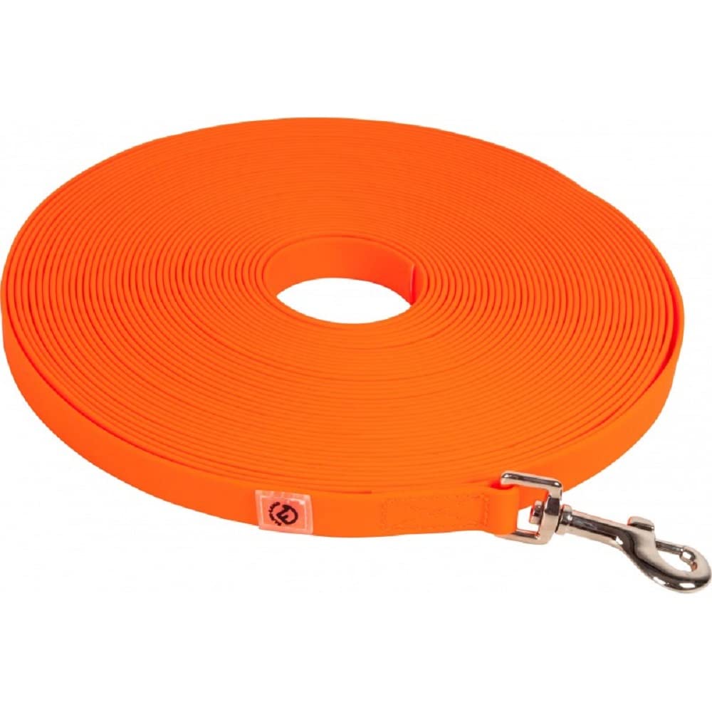 farm-land-hundebedarf-suchleine-signalorange-20-m-2-cm-wasserfest image 1