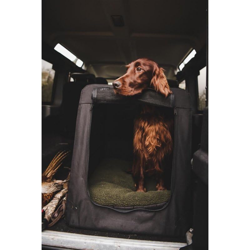 farm-land-hundebedarf-hundetransportbox-schwarz-80-cm image 5