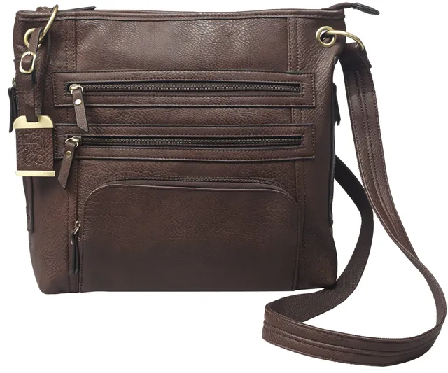 bulldog-concealed-carry-cross-body-purse-large-schwarz image 1