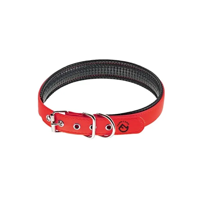 farm-land-comfort-hundehalsband-rot-45-cm-gepolstert image 1