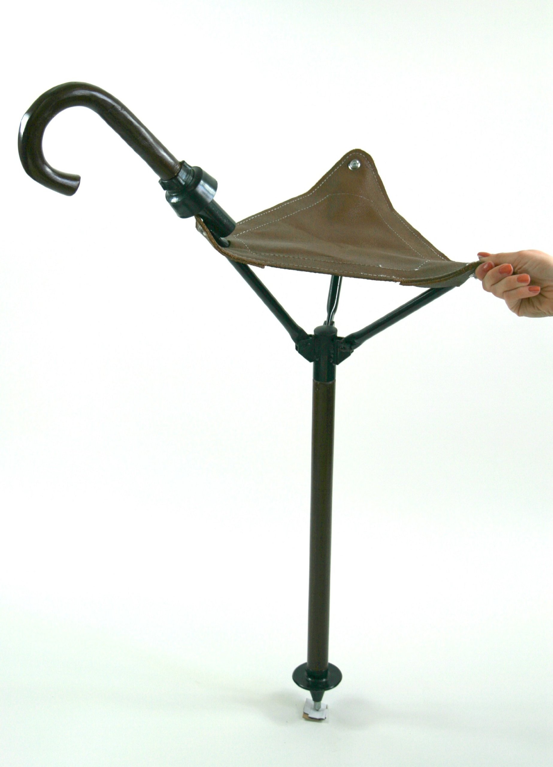 farm-land-ausr-stung-sitzstock-jagd-rindleder-60-cm image 2