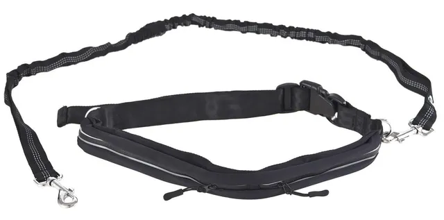 farm-land-joggingleine-freihand-schwarz-105-165-cm-elastisch image 1