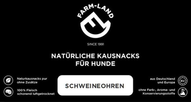 farm-land-hundebedarf-schweineohren-hundesnack-10-st-ck image 3