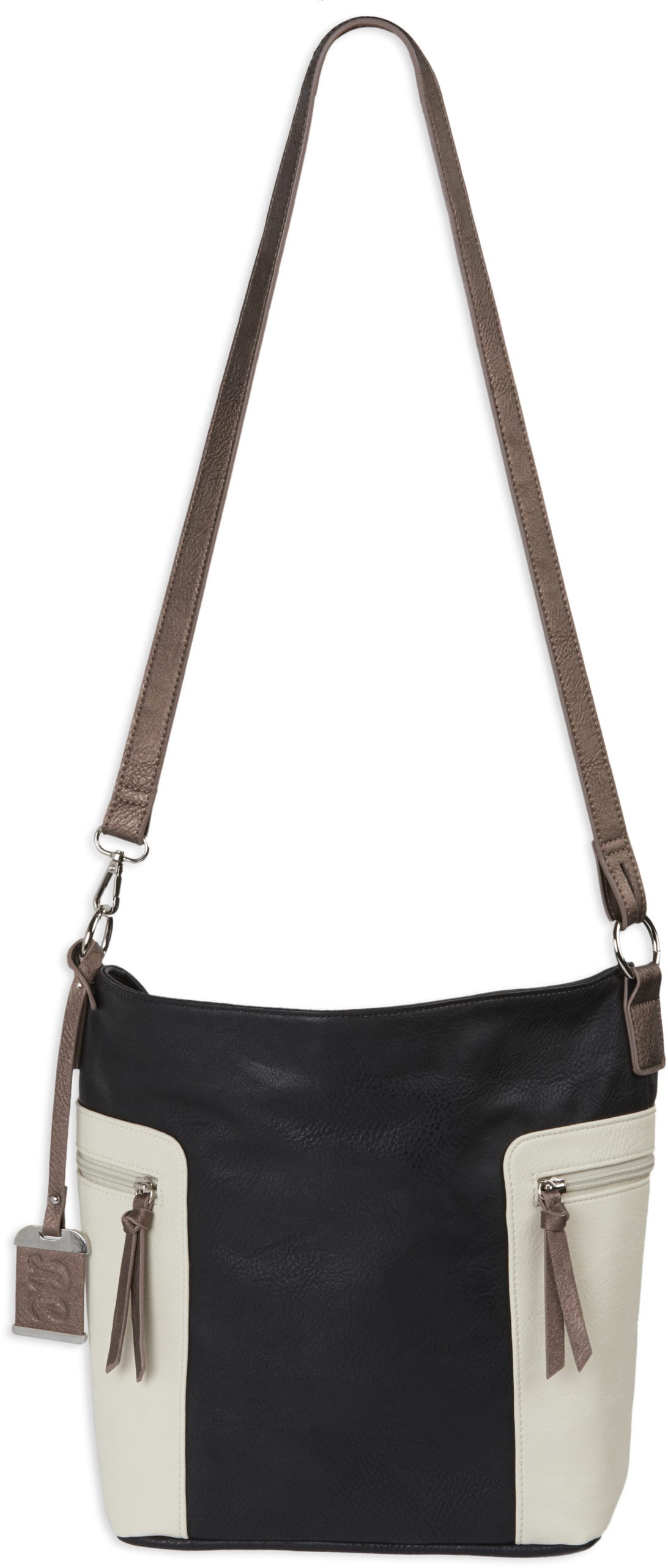 bulldog-cases-hobo-crossbody-handtasche-holster-schwarz-tan image 5