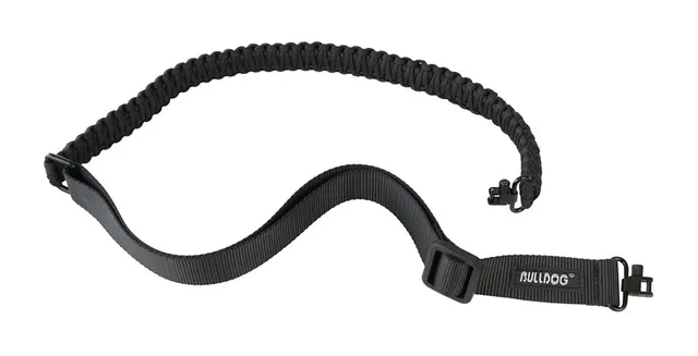 bulldog-cases-paracord-gewehrriemen-schwarz-gewehrgurt-swivels image 1