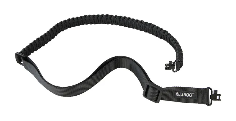 bulldog-cases-paracord-gewehrriemen-schwarz-gewehrgurt-swivels image 1