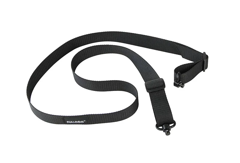 bulldog-cases-gewehrriemen-2-punkt-schwarz-deluxe-swivels image 1