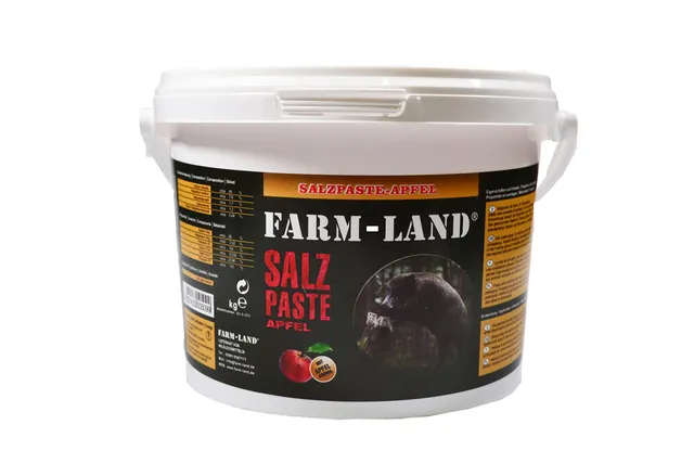 farm-land-revierbedarf-salzpaste-apfel-2-5-kg-salzlecke-eimer image 1