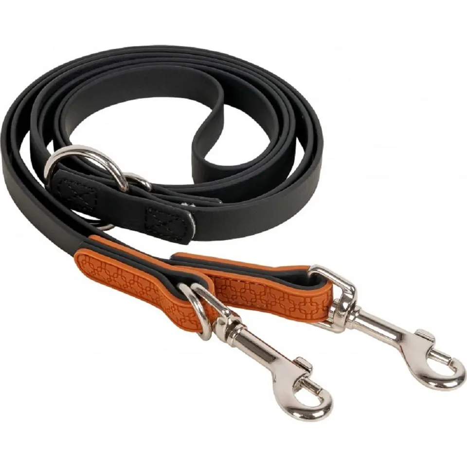 farm-land-hundebedarf-f-hrleine-2-m-schwarz-braun-wasserfest image 1
