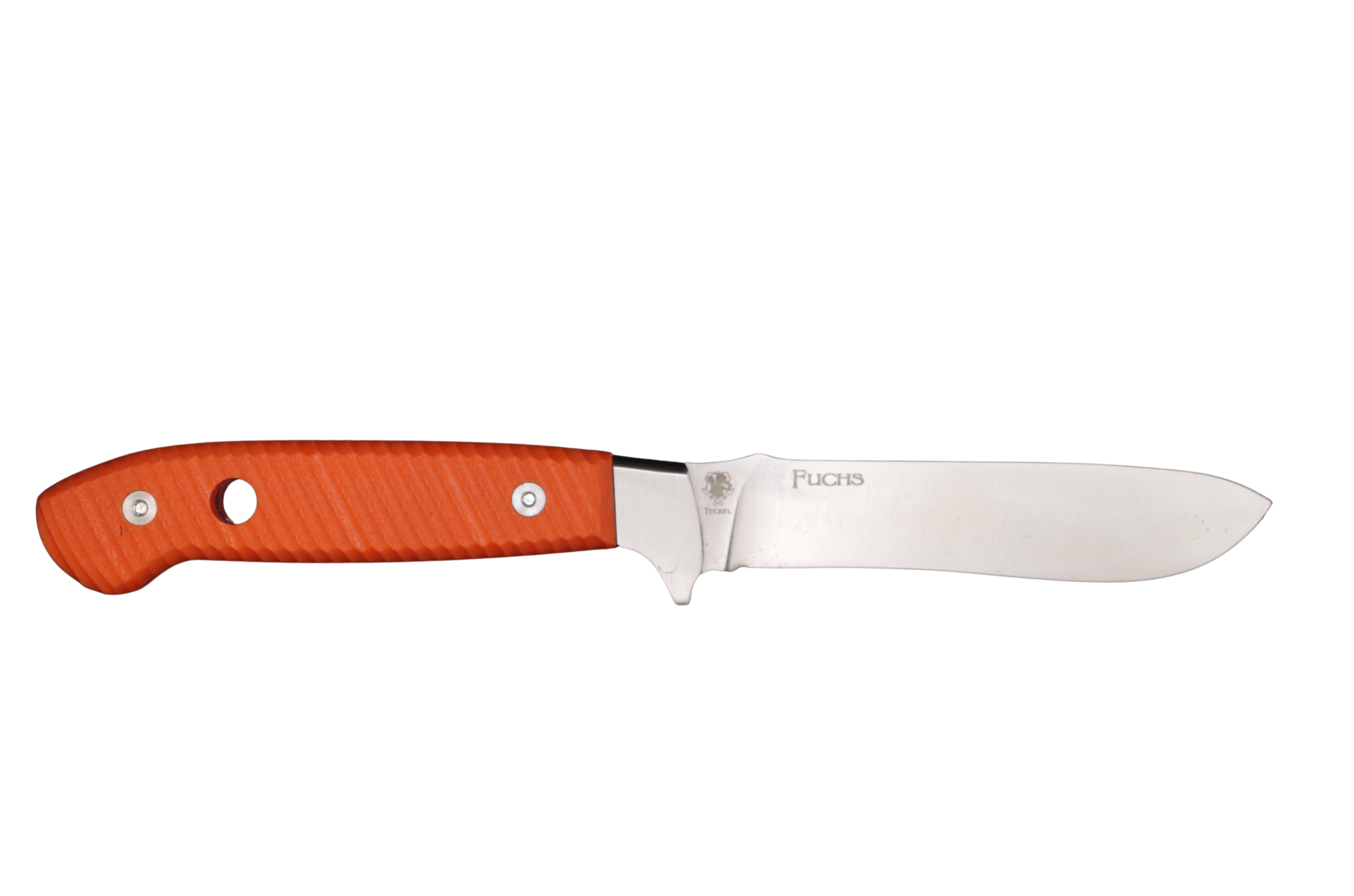 teckel-fuchs-jagdmesser-g10-orange-sattelleder image 2