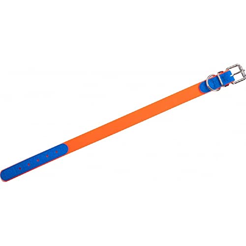 farm-land-hundebedarf-halsband-55-cm-signalorange-blau-wasserfest image 4