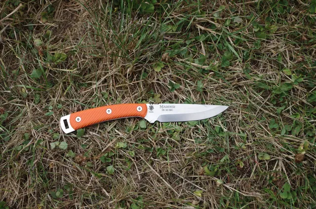 teckel-marder-d2-jagdmesser-g10-orange-90-mm image 1