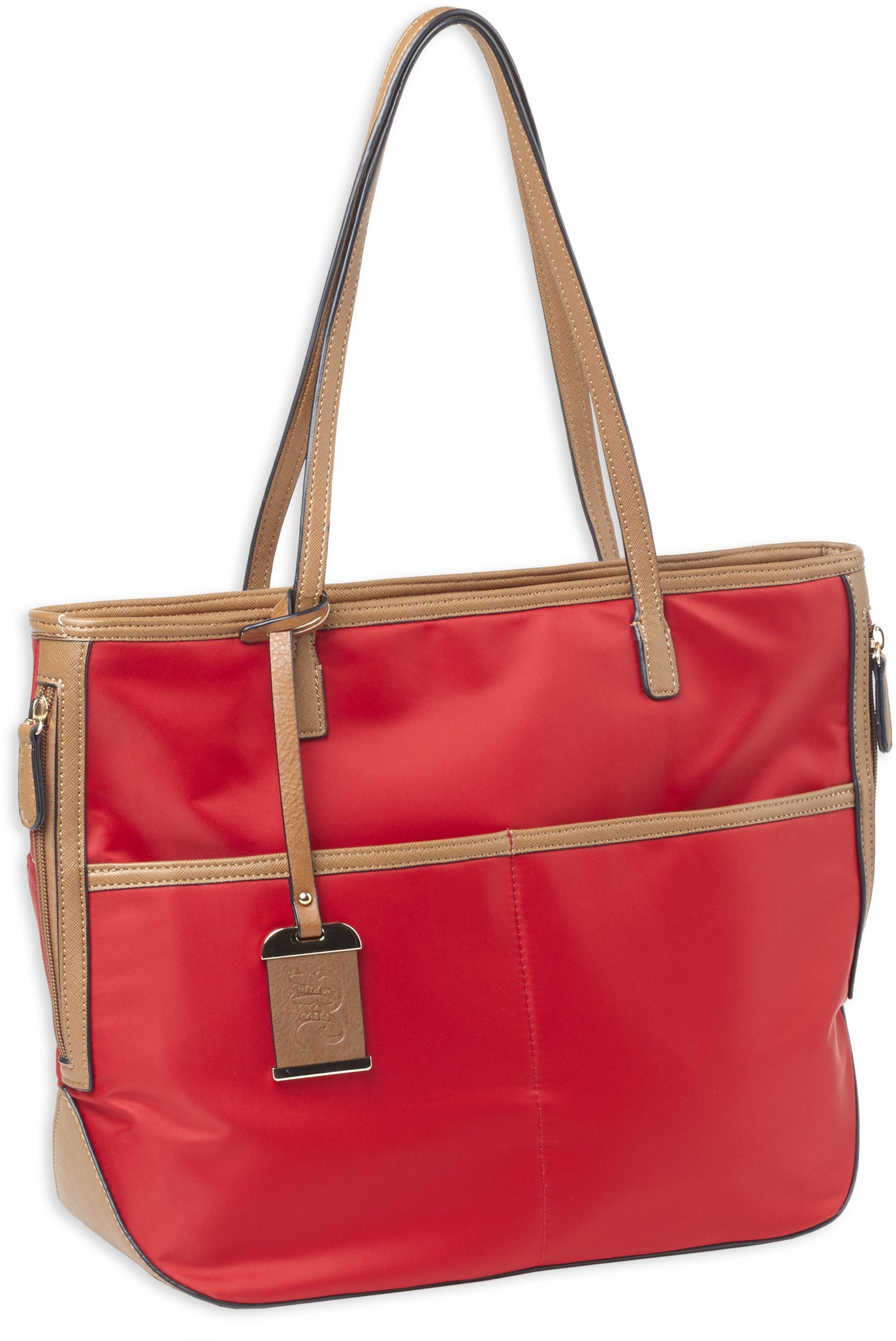 bulldog-tote-nylon-handtasche-mit-holster-bright-red image 2