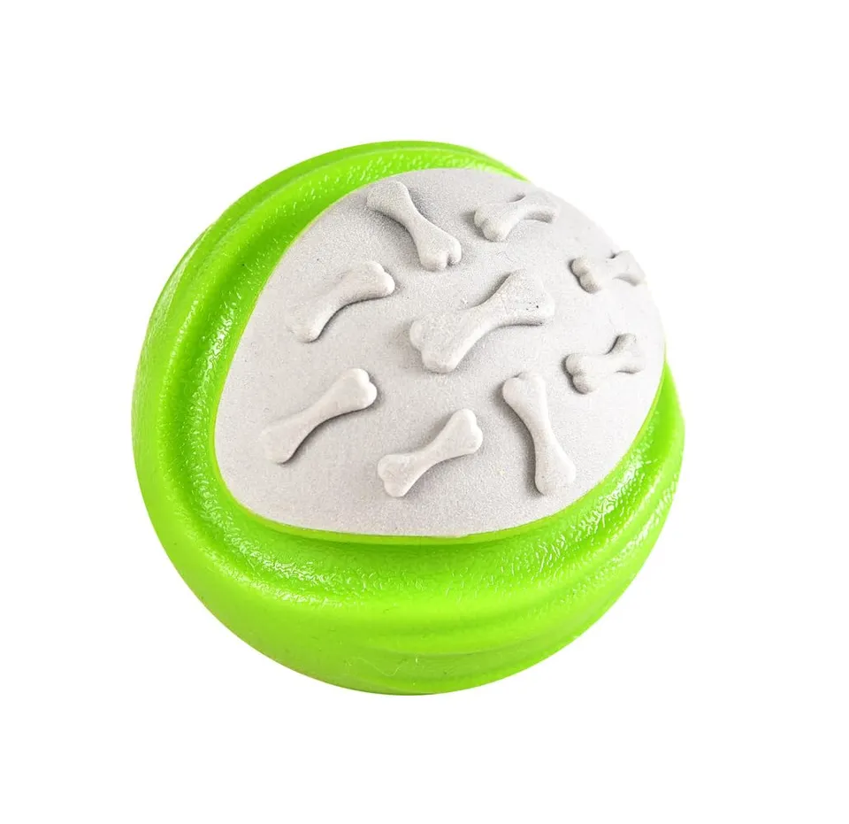 farm-land-hundebedarf-hundespiel-ball-hundespielzeug-9-cm-gr-n image 1