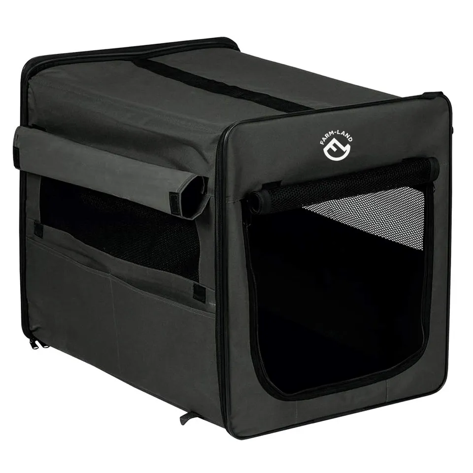 farm-land-hundebedarf-transportbox-l-wasserdicht-faltbar image 1