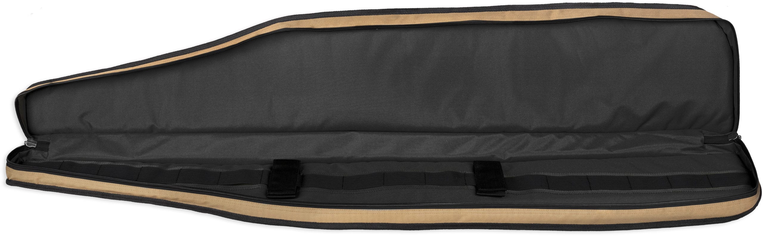 bulldog-deluxe-gewehrtasche-48-zoll-tan-schwarz-langwaffenfutteral image 3