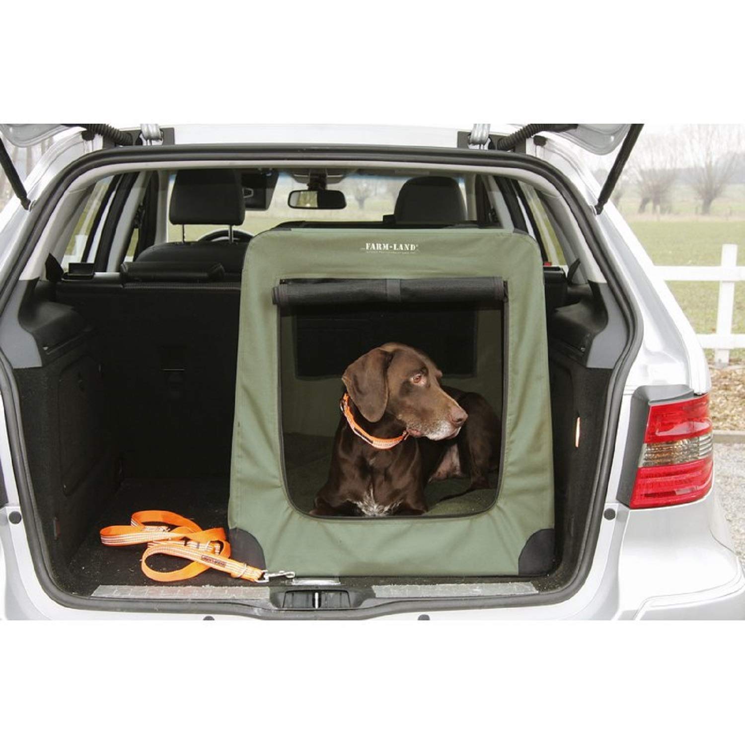 farm-land-hundebox-auto-faltbar-gr-n-l-82x58x68-cm image 2