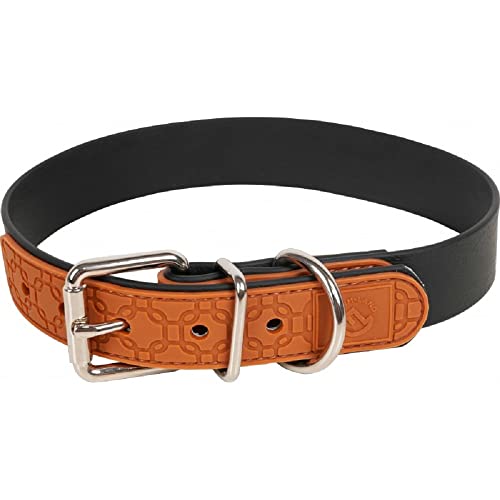 farm-land-hundebedarf-halsband-40-cm-schwarz-braun-wasserfest image 3