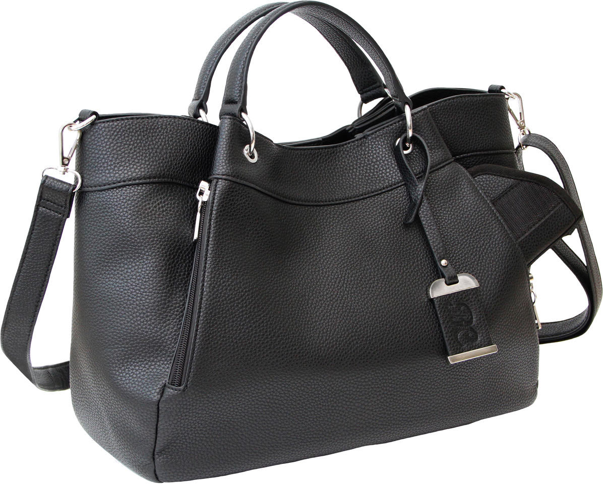 bulldog-cases-satchel-handtasche-mit-holster-schwarz image 1