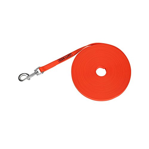 farm-land-hundebedarf-schleppleine-10-m-signalorange-pvc-hundeleine image 2