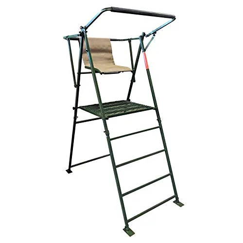 farm-land-718-ansitzleiter-dr-ckjagdbock-metall-189cm-bis-135kg image 1